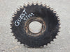 Roller Chain Sprocket No. D100R37, Double, Size 100, 37 Teeth