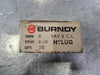 BURNDY 8 AWG 1-Hole Heavy Duty Uninsulated Compression Lug No. YAV 8 C-L 