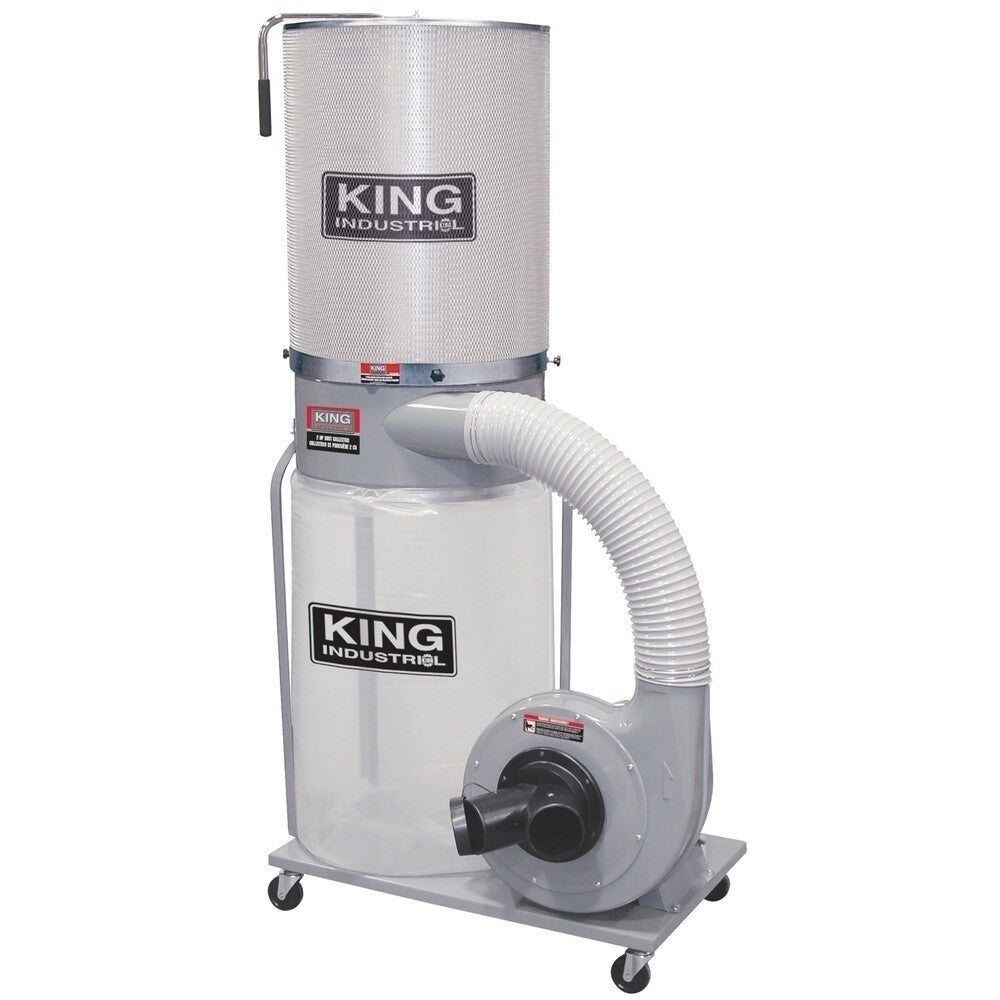 KING CANADA 2 hp Dust Collector w/ Canister Filter (KDCF-3500)