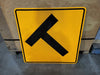 30" x 30" T-Intersection Warning Sign