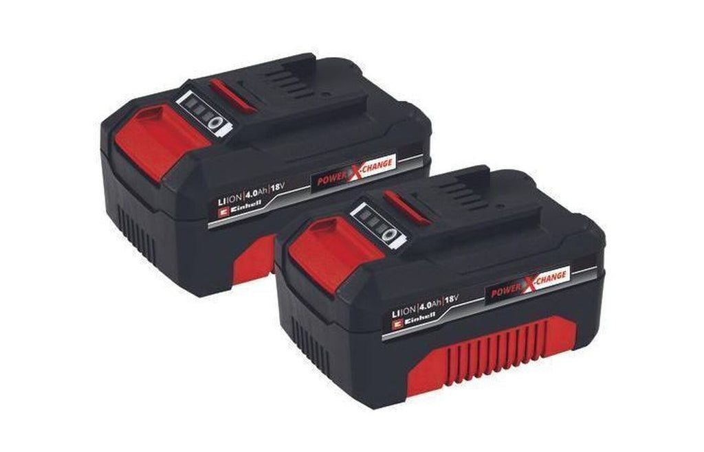 EINHELL 4511603 18V Power X-Change Battery Twinpack (2 x 4.0 Ah Battery)