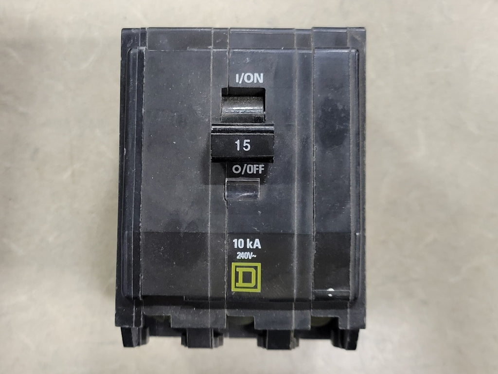 SQUARE D 15 Amp 3 Pole Circuit Breaker QO315