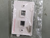 2 Port Wall Plate (Box of 24)