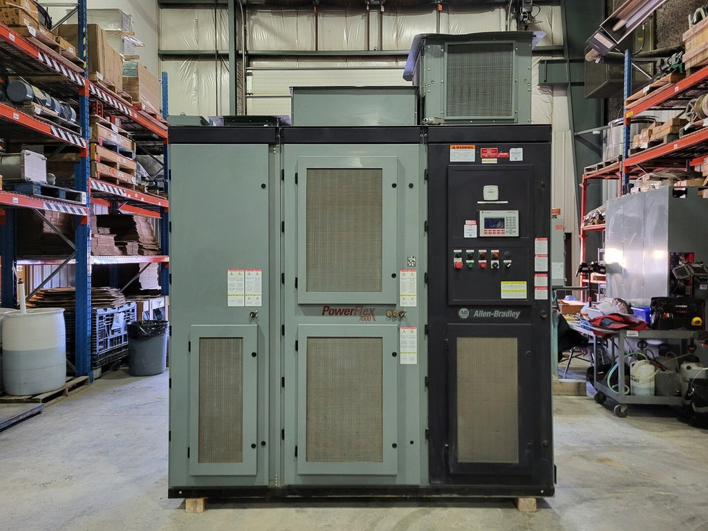 ALLEN-BRADLEY 700HP, 4160V PowerFlex 7000 Variable Frequency Drive (VFD) 7000A-A93KE-RPDTD