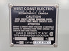 WEST COAST ELECTRIC CL2DIV1 Electrical Enclosure 