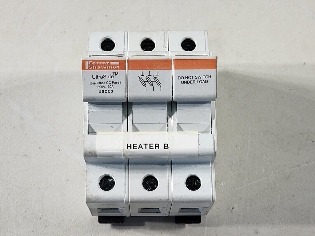 MERSEN 30 Amp 3 Pole Fuse Holder USCC3