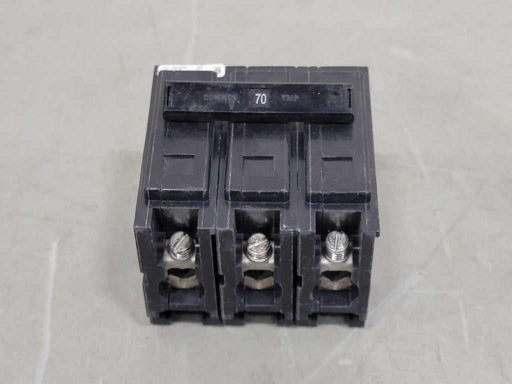 EATON 70 Amp, 3 Pole, 240 volts Circuit Breaker BAB3070H