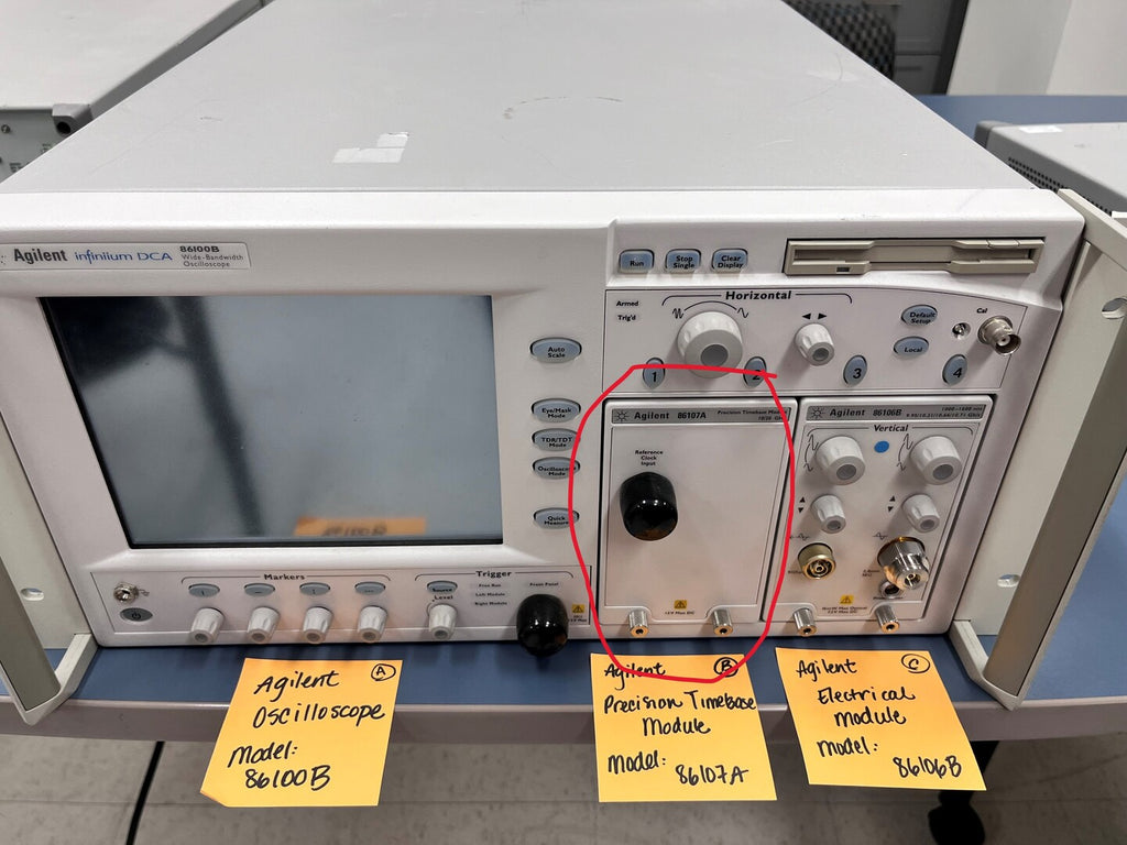 AGILENT 86107A Precision Timebase Module 10/20 GHz - Plugin