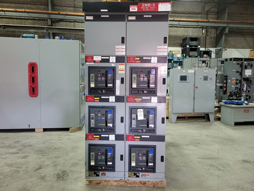 SQUARE D POWER-ZONE 4, 2500A LV Switchgear Section, 600V