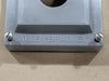 ALLEN-BRADLEY Push Button Enclosure 800H-2HZ4R w/ 3/4" Conduit Hub 1490-N9