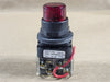 ALLEN-BRADLEY Push Button Illuminated 800H-QRTH24R, Red, 24V