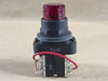 ALLEN-BRADLEY Push Button Illuminated 800H-QRTH24R, Red, 24V