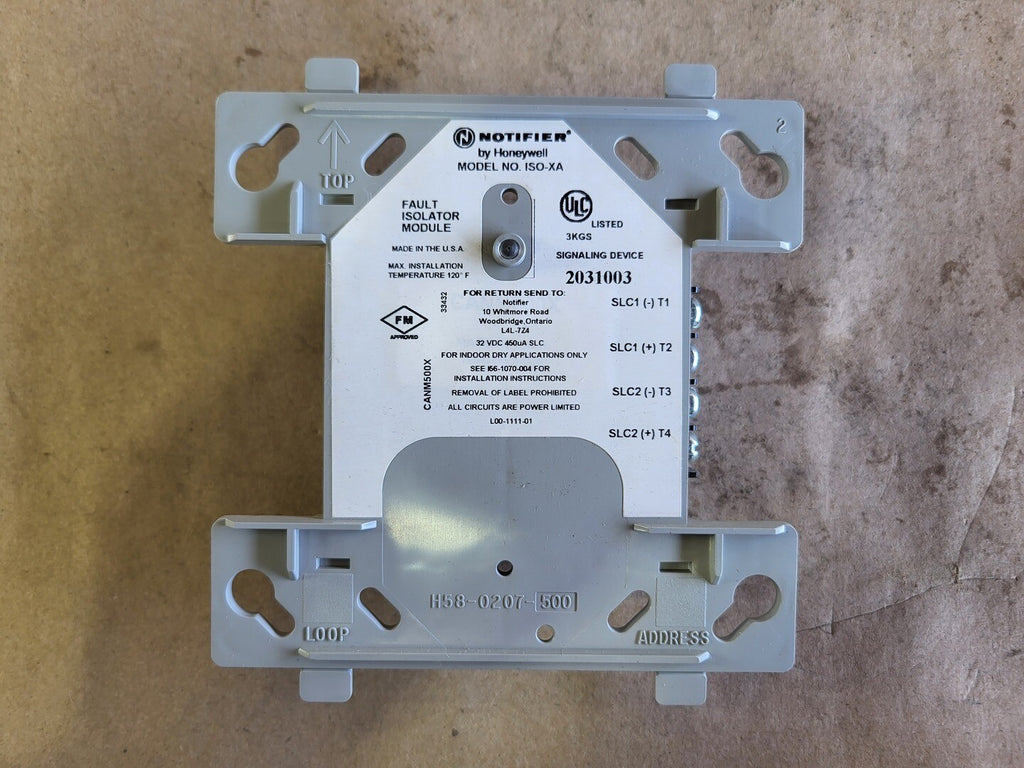 HONEYWELL Notifier ISO-XA Isolator Module