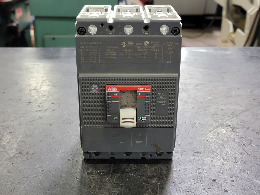 ABB 250 Amp, 3 Pole, 600 volts Circuit Breaker XT4S 250