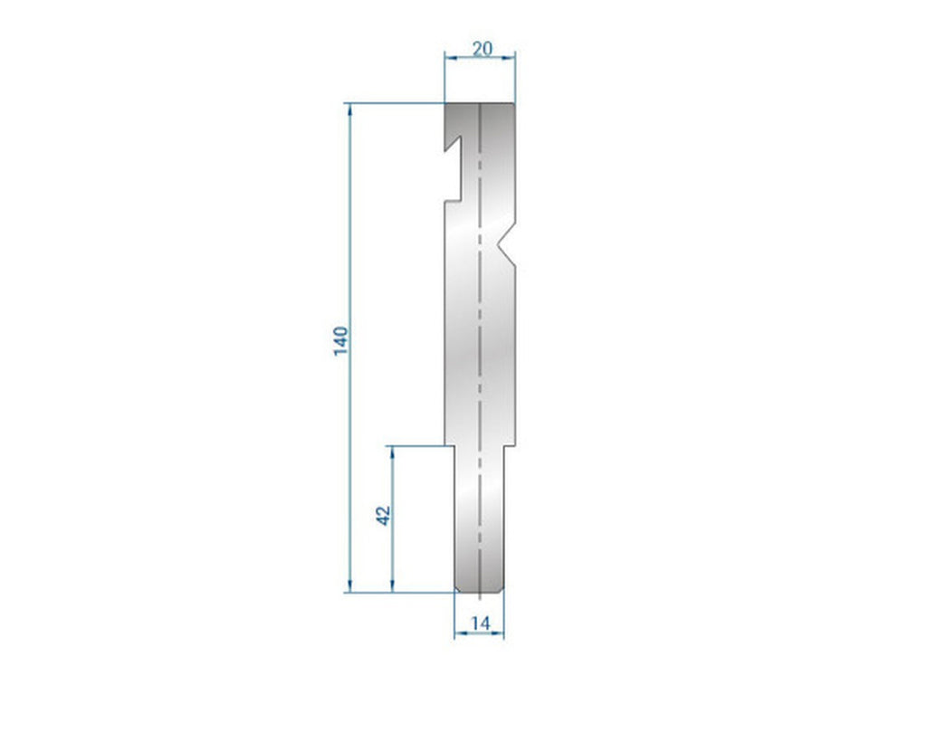 EUROSTAMP Part No. 1273 @ 410mm H=140 Round Element Holder