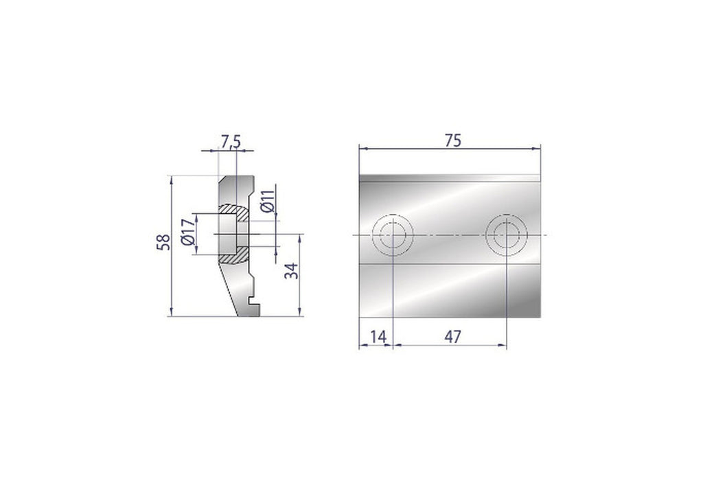 EUROSTAMP Part No. 4090 @ 75mm Simple Safety Clamp