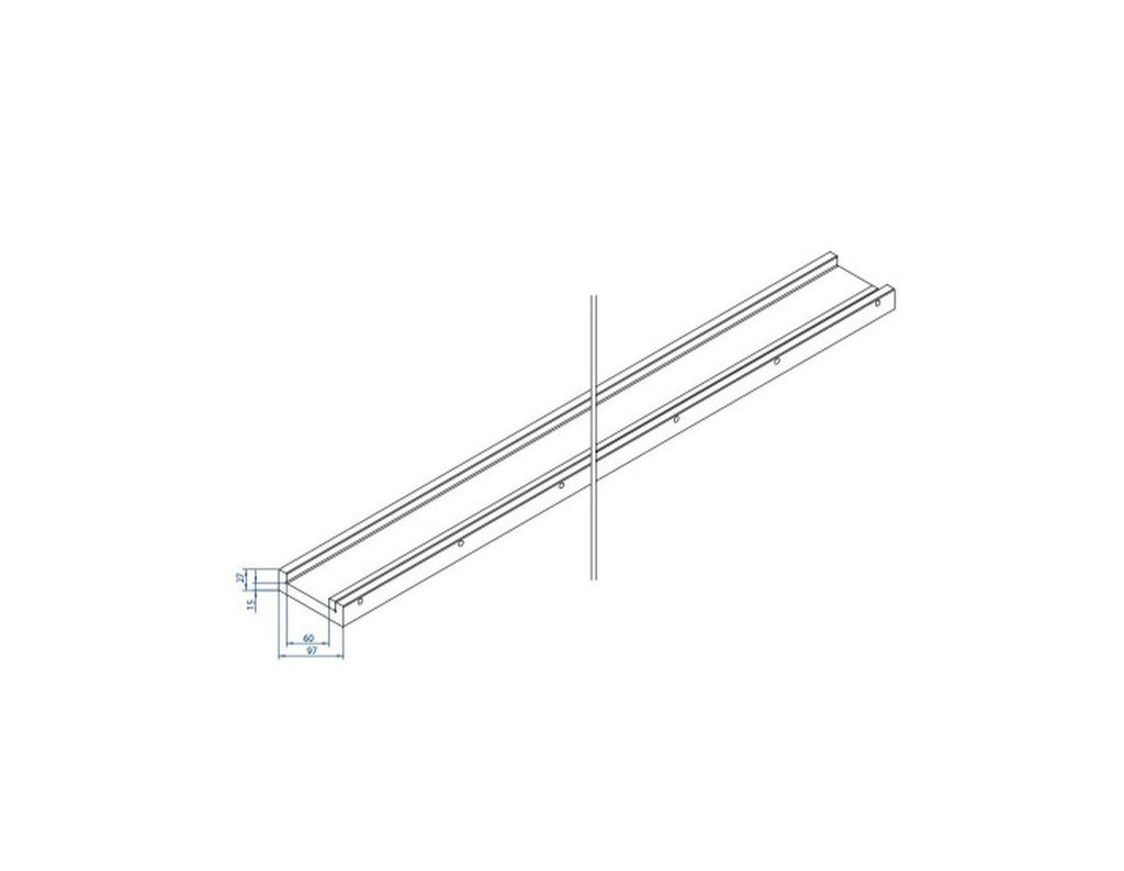 EUROSTAMP Part No. 9011 @ 2600mm Lower Die Holder