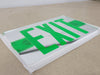 LIGHT FIXTURE INDUSTRIES LED Edge Lit Exit Sign ELRT-Special Green 120/277 VAC