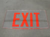 EVENLITE Ceiling Mounted Red LED Edge-Lit Emergency Light Exit Sign