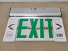 LITHONIA LIGHTING Aluminum Edge Lit LED Emergency Exit Sign EDG 2 G EL M6