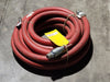 NEWLINE 1" x 50ft Contitech Red EPDM Steam Hose w/ Crimped Male NPT, A2530100X50