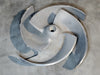 GOULDS Pump Impeller, 3175L, 14x14-12, 4-Vane, 259-73