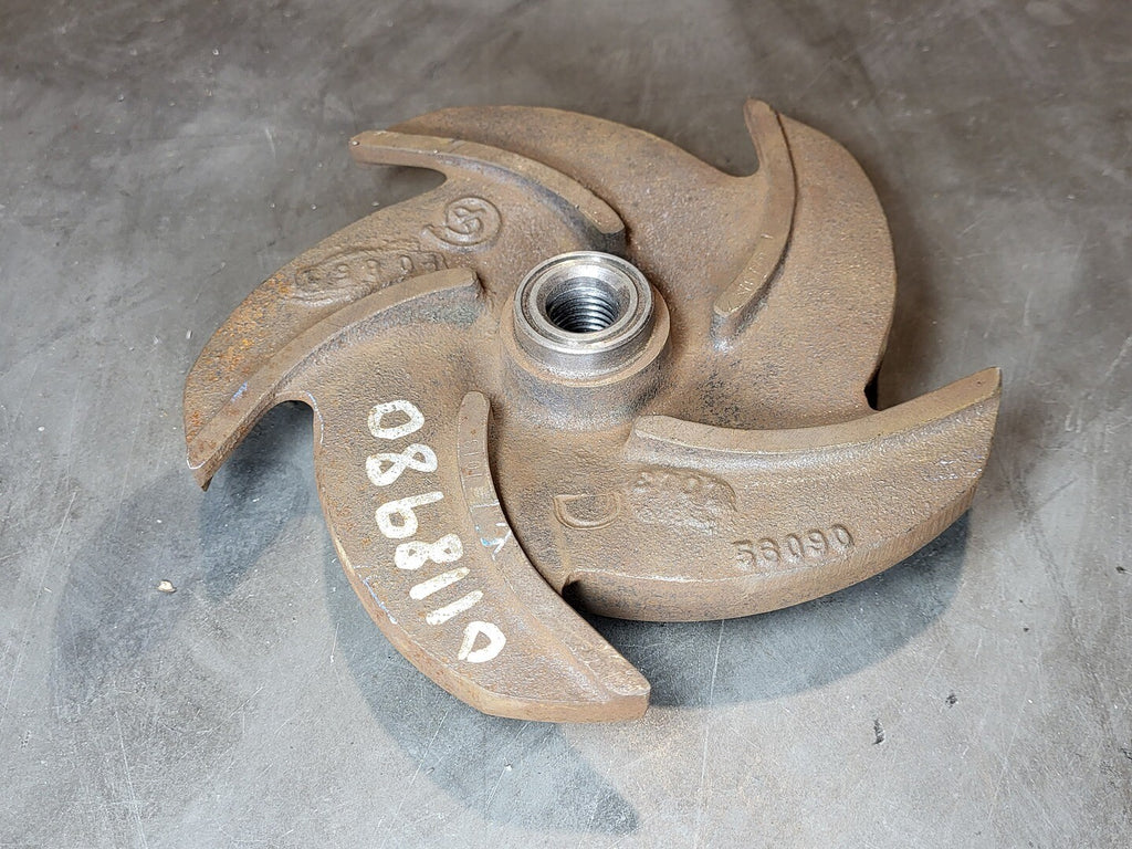 GOULDS Pump Impeller, 5-Vane, 56090