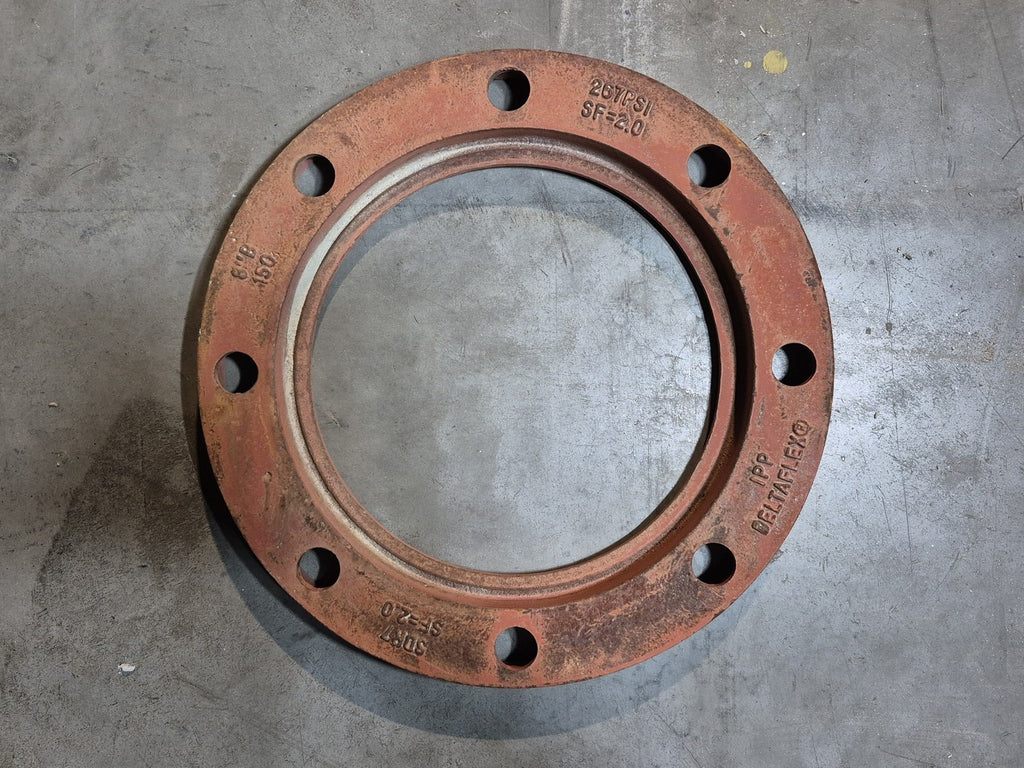 DELTAFLEX 8" Class 150 Pipe Flange SDR7, SF=2.0, A536 GR65/45/12