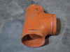 VICTAULIC 6" Grooved End Tee Pipe Fitting Ductile Iron, No. 20