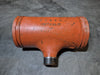 VICTAULIC Grooved Pipe Reducing Tee Male NPT 6"x 6" x 2", No. 29