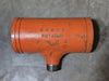 VICTAULIC Grooved Pipe Reducing Tee Male NPT 6"x 6" x 2", No. 29