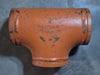 VICTAULIC 6" Grooved End Tee Pipe Fitting Ductile Iron, No. 20