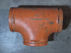 VICTAULIC 6" Grooved End Tee Pipe Fitting Ductile Iron, No. 20