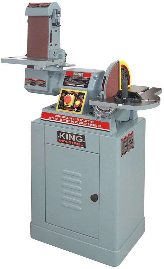 KING CANADA 6" x 48" Belt & 12" Disc Sander w/ Built In Dust Collector No. KC-790FX-DC