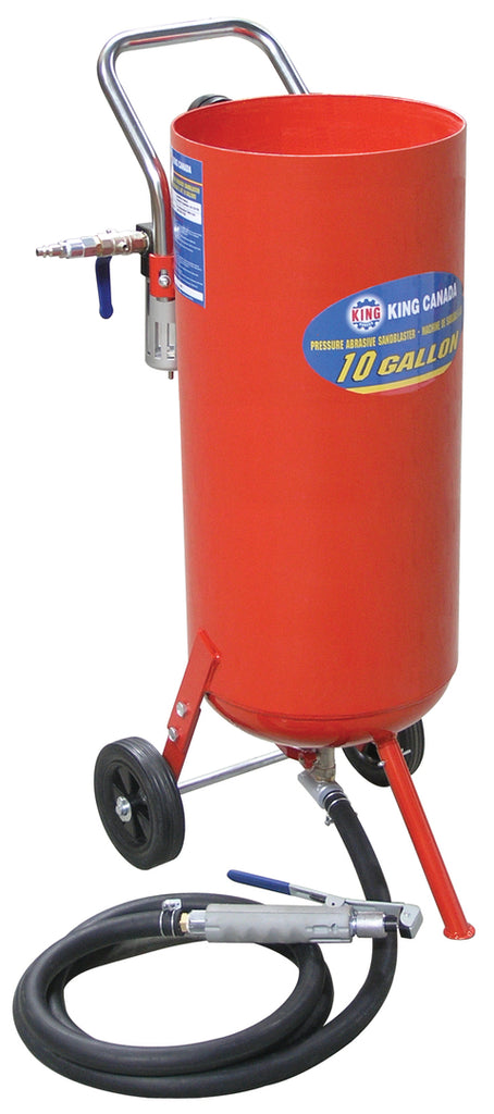 KING CANADA 10 Gallon Pressure Abrasive Sandblaster No. KSB-10 