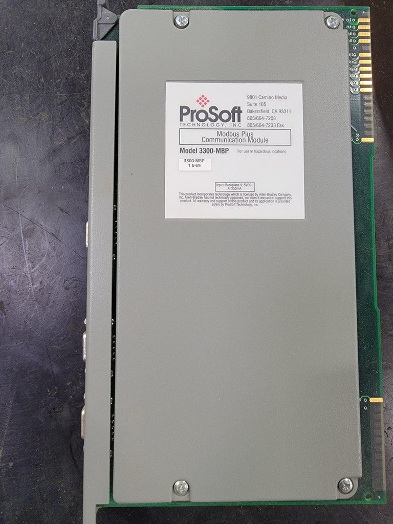 PROSOFT TECHNOLOGY Modbus Plus Communication Module No. 3300-MBP