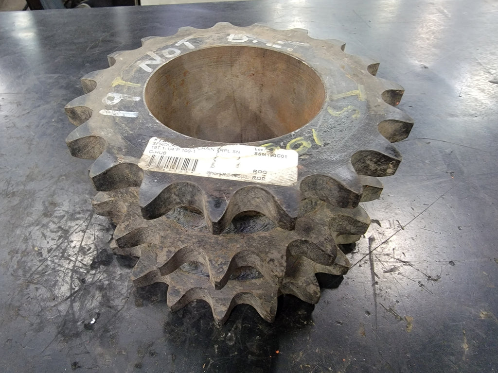 Triple Roller Chain Sprocket No. TS100C19