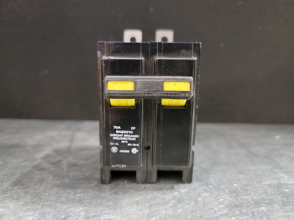 WESTINGHOUSE 70 Amp 2 Pole Circuit Breaker BAB2070