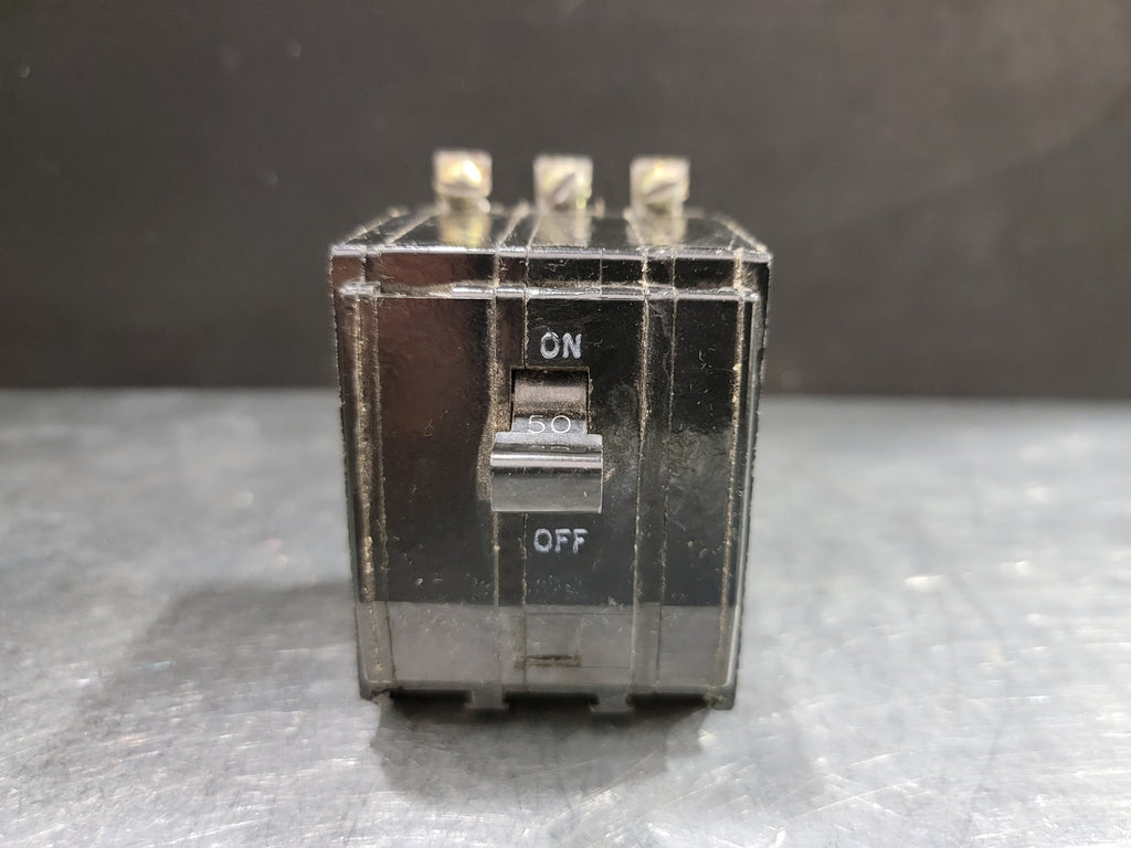 SQUARE D 50 Amp 3 Pole Circuit Breaker QOB350