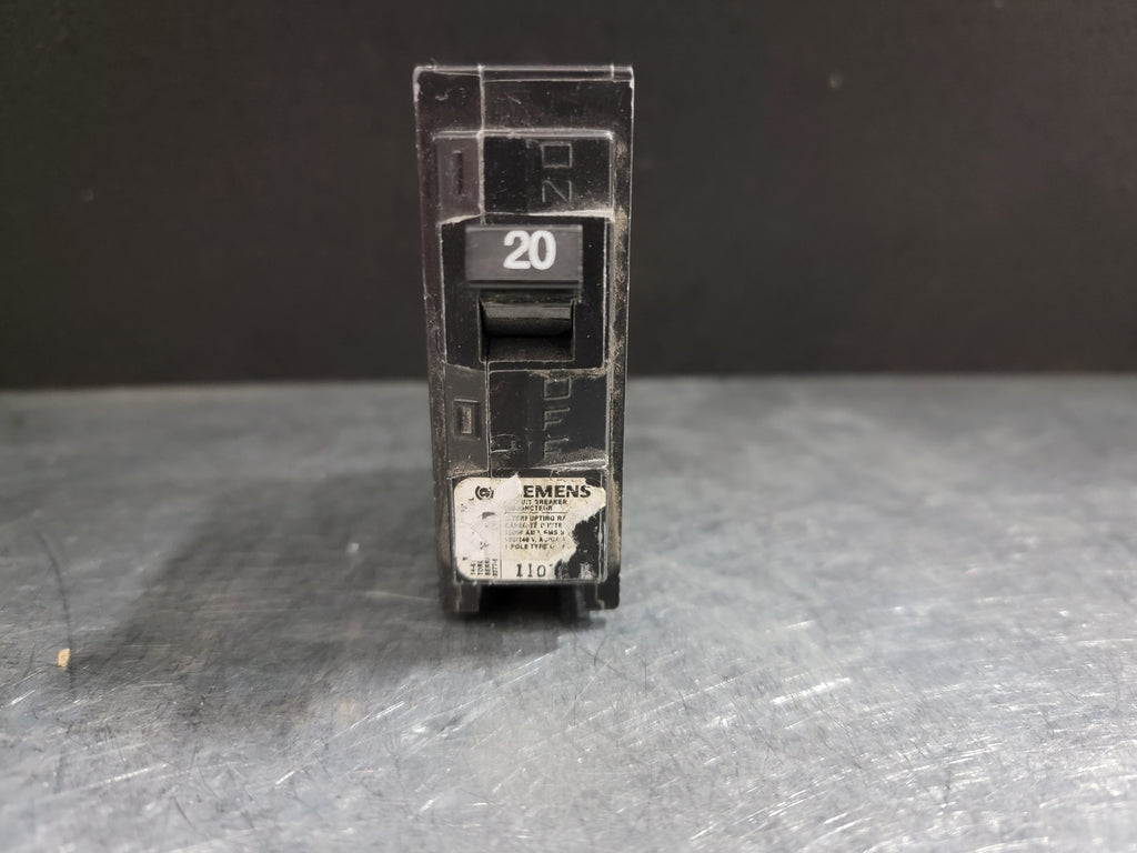 SIEMENS 20 Amp 1 Pole Circuit Breaker Q120