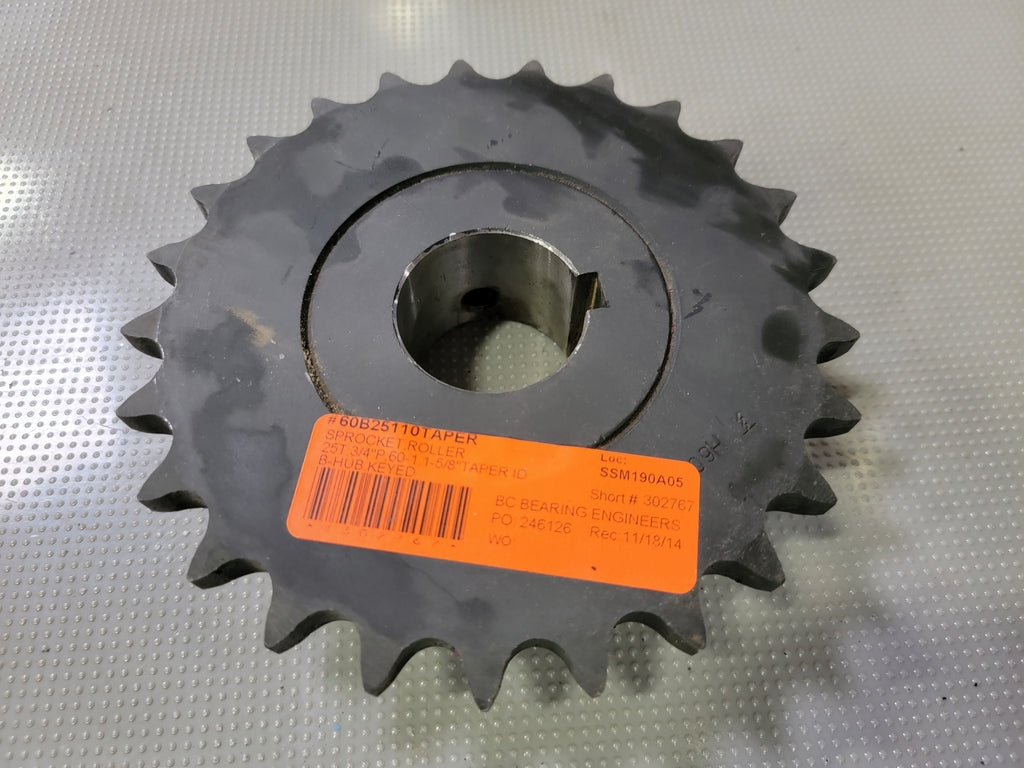 BC BEARING Roller Chain Sprocket No. 60B25110TAPER