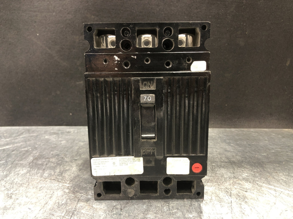 FEDERAL PIONEER 70 Amp 3 Pole Circuit Breaker CED136070