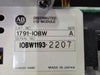 ALLEN-BRADLEY 64 Point 24 VDC Distributed I/O Module No. 1791-IOBW, Series A