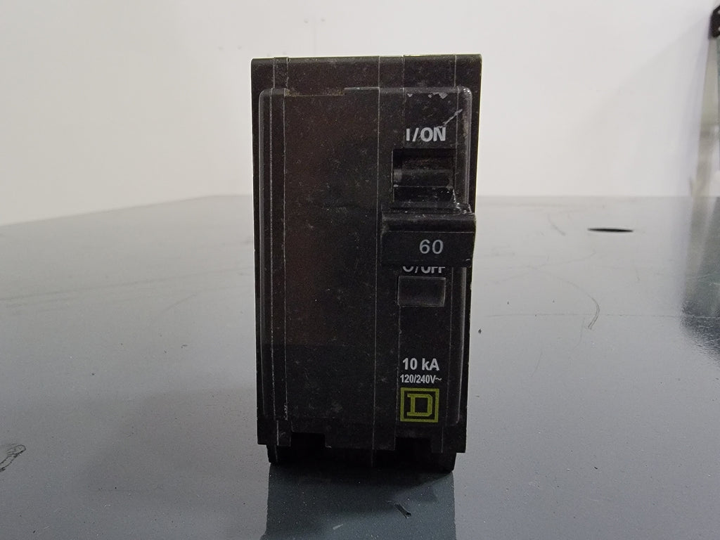 SQUARE D 60 Amp 2 Pole Circuit Breaker QO260 