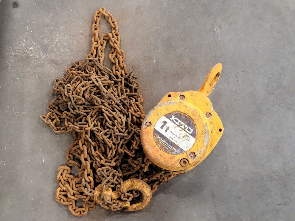 KITO 1 Ton Chain Hoist CF010 No. CF4-2771