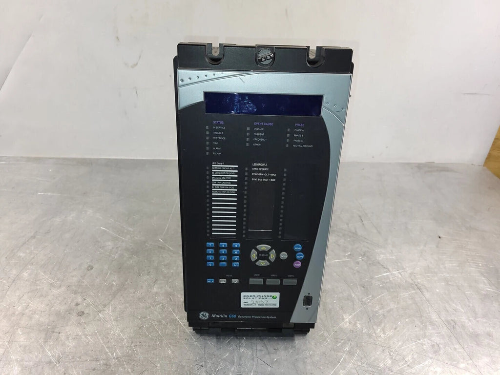 GE MULTILIN G60 Generator Management Relay w/ Power CPU 2-CT/VT Digital I/O Modules