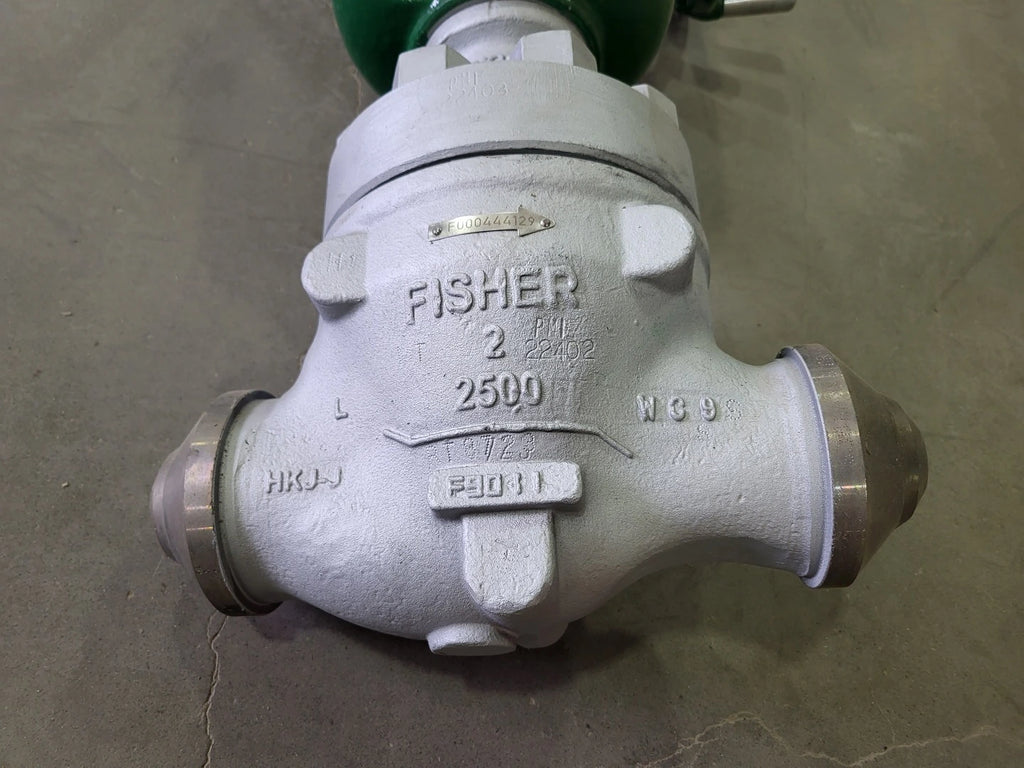 FISHER 2" Class 2500 Globe Valve