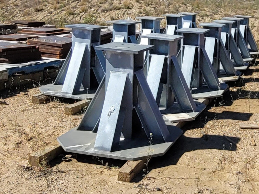 Grey Structural Stand Galvanized Steel