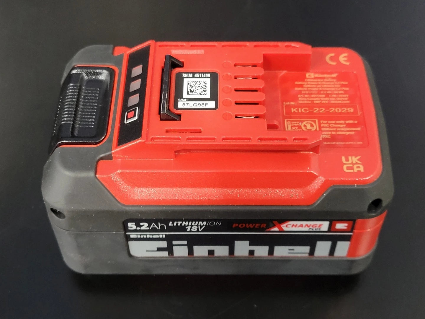 Einhell - 4511480 Power X-Change Lithium-Ion High Capacity Battery Red