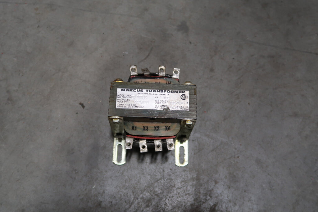 MARCUS 100 VA Control Transformer, 240/480 Pri. Volts, 120/240 Sec. Volts 